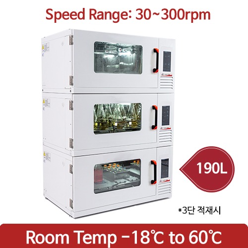 삼흥에너지 적재형 진탕배양기(Stackable Incubator Shaker) 190L IS-AX