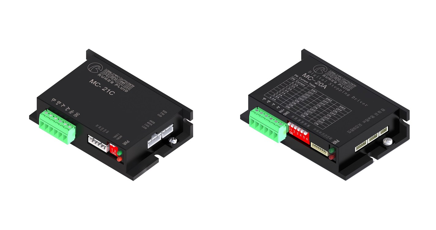 Runze 스텝모터 드라이버 MC-21C·MC-20A — 아두이노 연동은 펄스 입력형 DM422C
