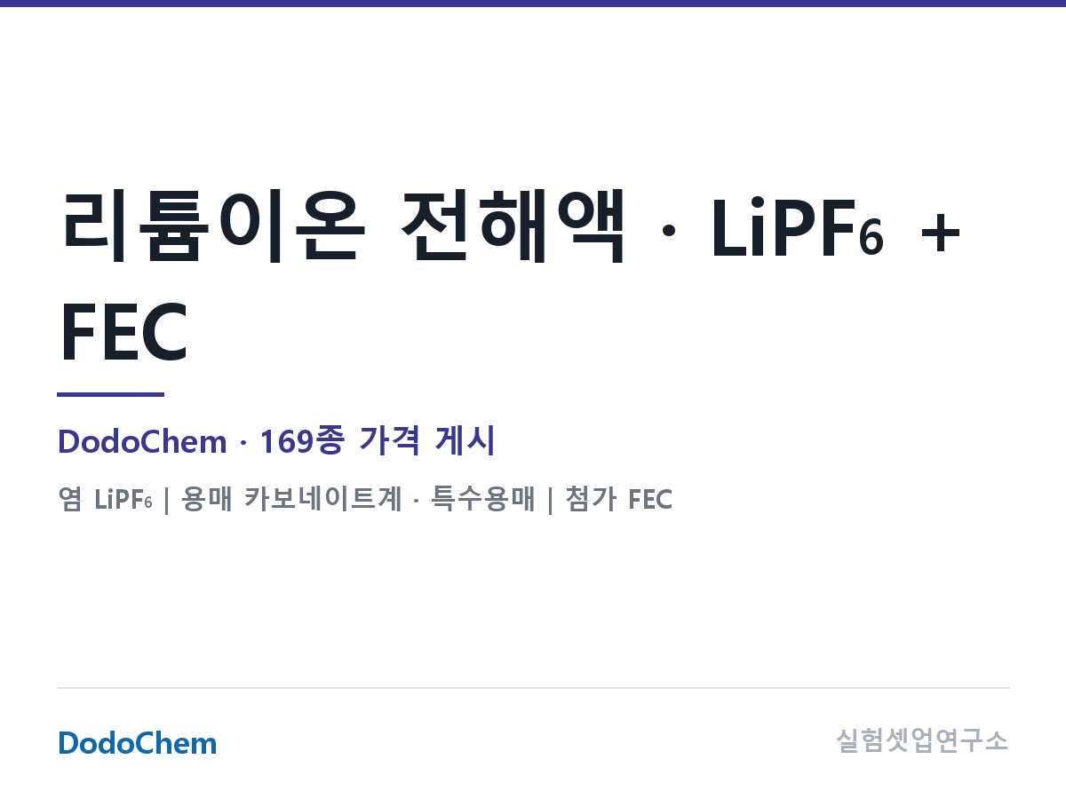 LiPF₆ + FEC