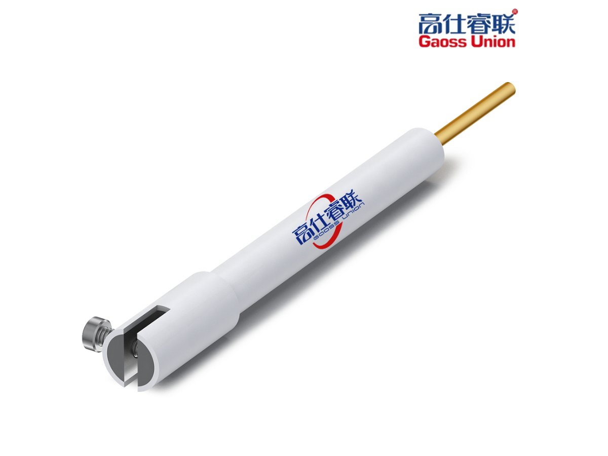 스테인리스 전극 클램프 (SUS-2 · PTFE 외피) 제품 사진 (가오스유니온 Gaoss Union)