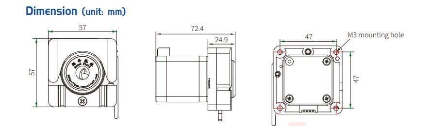BJ-RZ1030B-4 / 8 외형 치수
