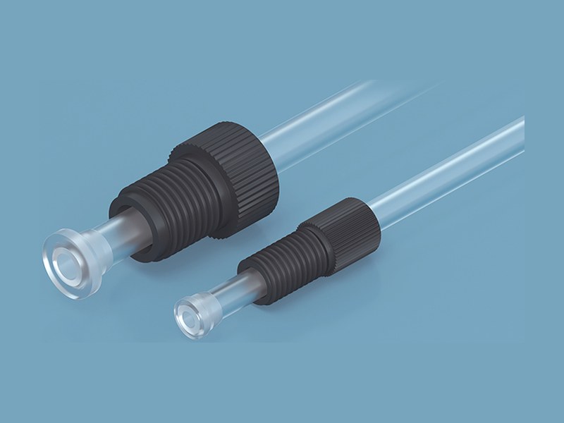 Runze Fluid PEEK 빅보어 플랜지리스 피팅